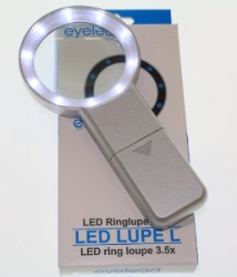 Eyelead LED kruhová lupa 3,5x (5 x LED; Size M)